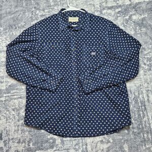 Denim & Supply Ralph Lauren Button Down Dress Shirt Size XL Mens Blue Floral